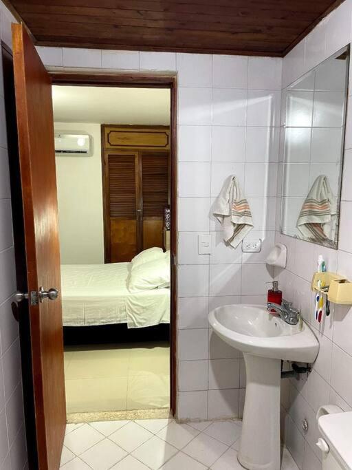 Lindo Dpto,1ra Linea De Playa, A 2 Cdras Amurallas Apartamento Cartagena